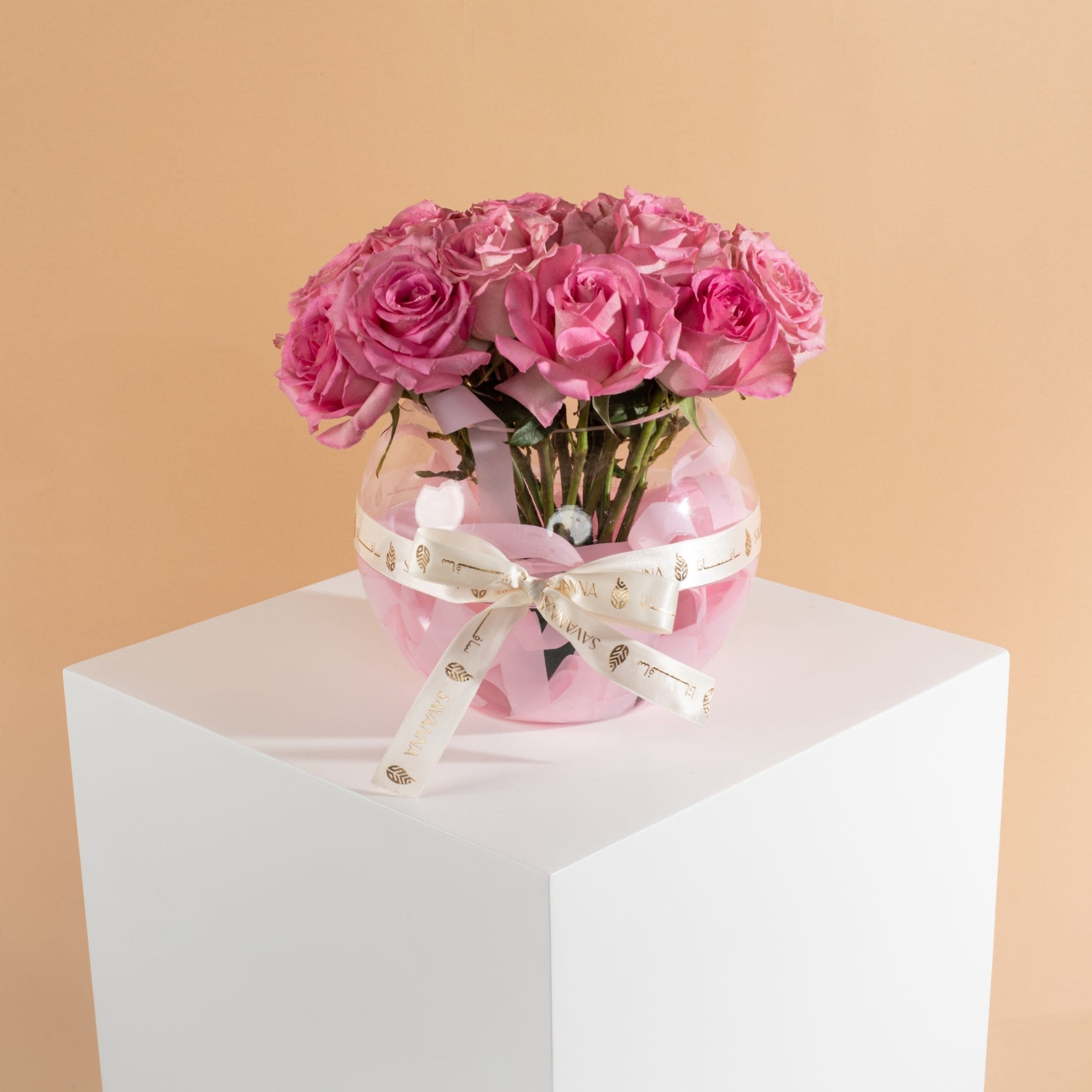 Picture of Savanna Eid Pink Vase |20 roses