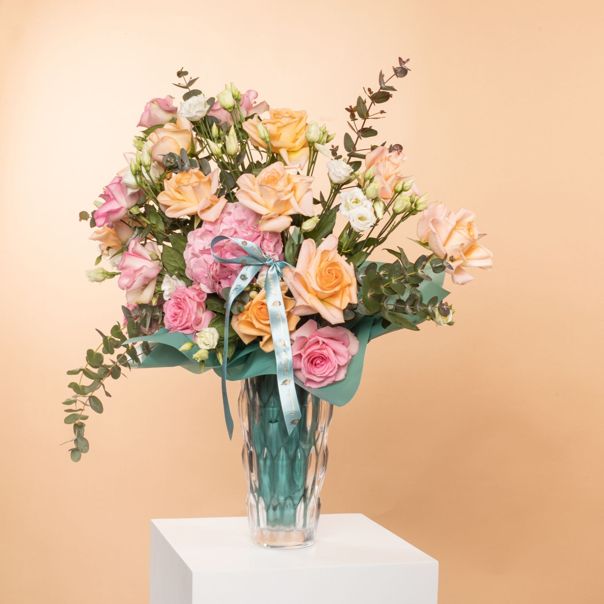 Picture of Savanna Eid Glass Flowers Vase