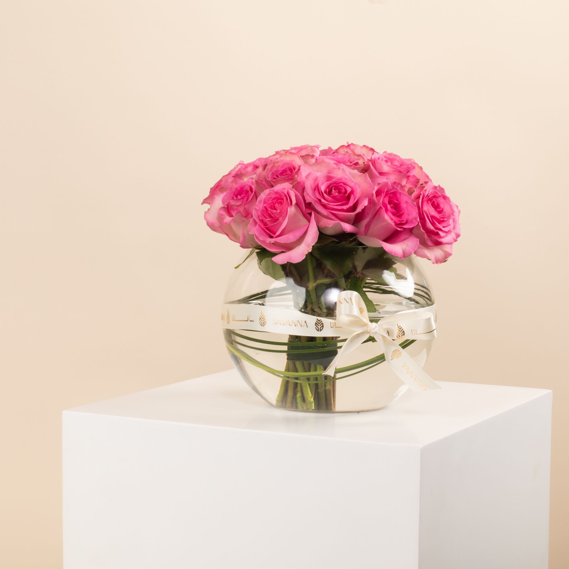Picture of Savanna Graduation Vase |Fuchsia Rose