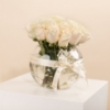 Picture of Savanna Vase | White Roses