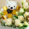 Picture of Flowers Box |Teddy Bear |Chocolate 10Pcs