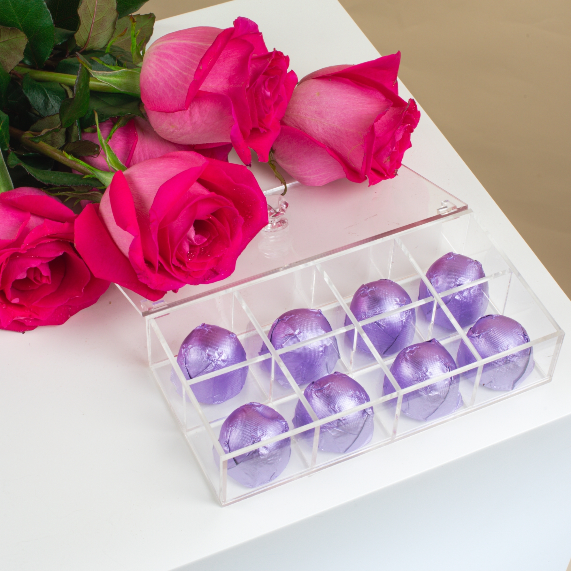 Picture of Fuchsia Rose | Chocolate 8Pcs