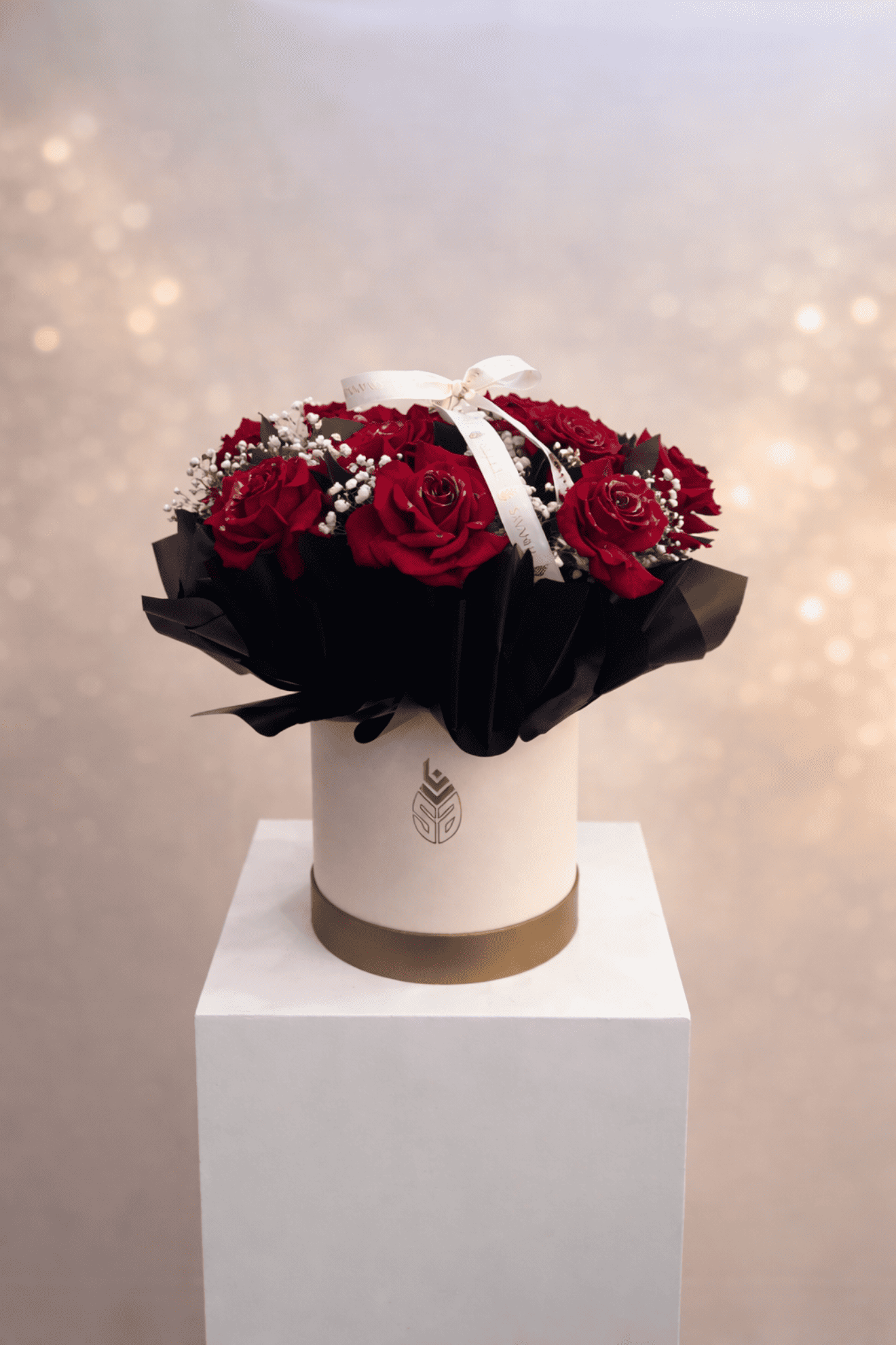 Picture of Round Red Box 12 pcs